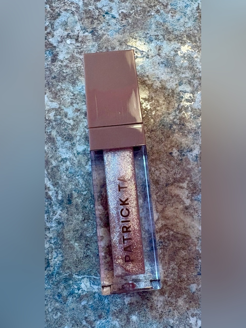 New Mini Patrick Ta Major Glow Lip Shine in She's Expensive